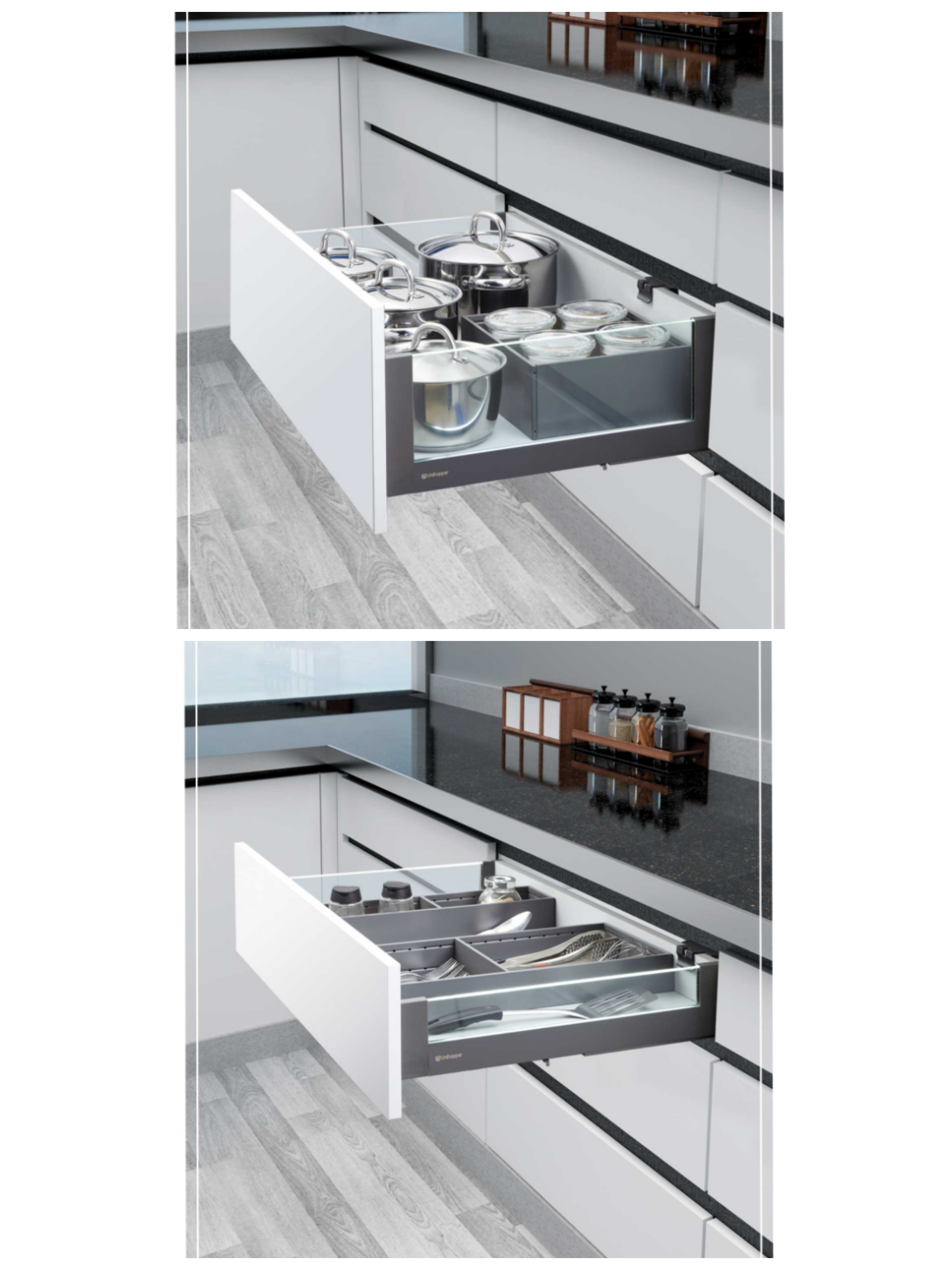 ریل مجیک باکس یونی هوپر با بدنه شیشه LED